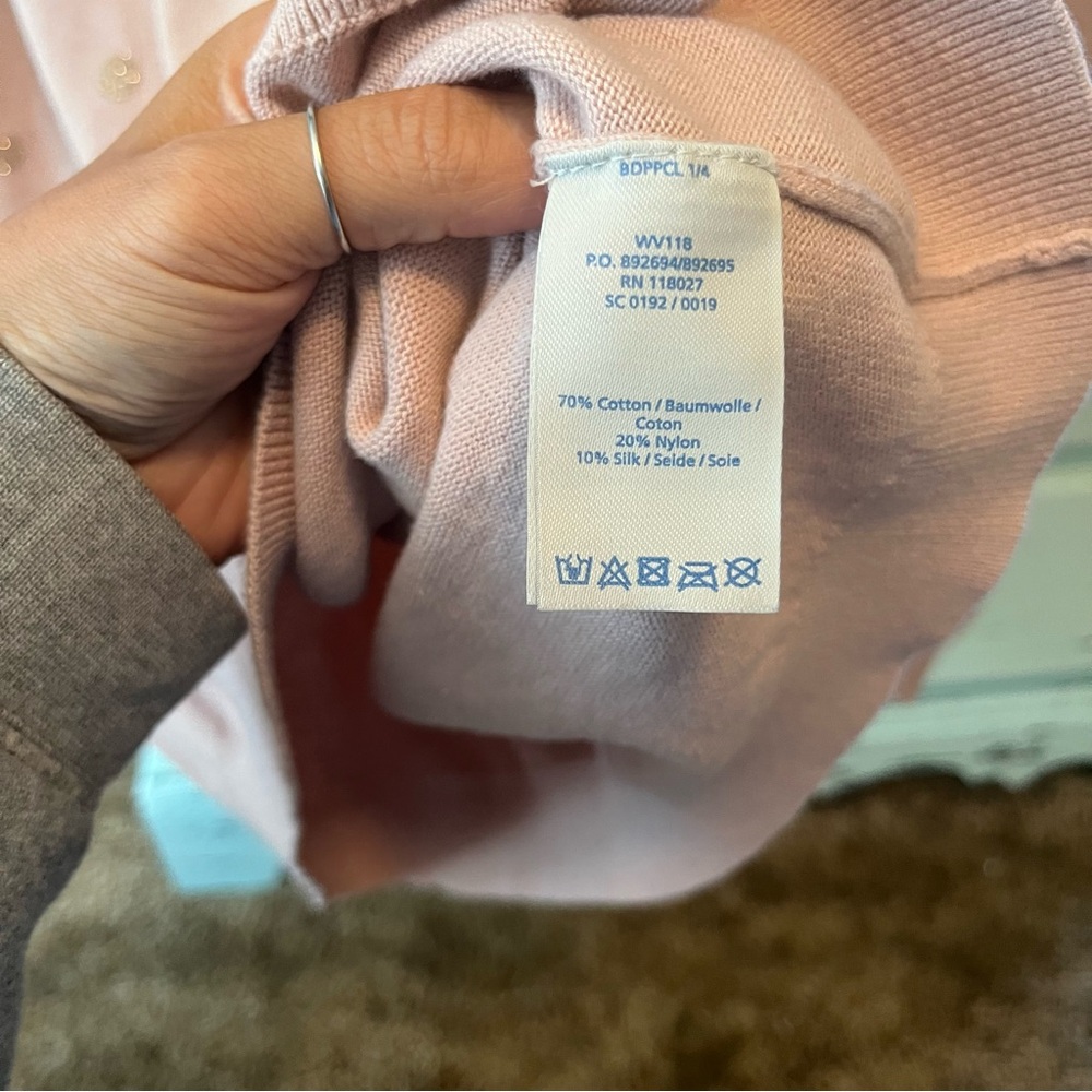 Boden Pink Crew Neck Sweater Lightweight Knit. Women’s XL. - Picture 5 of 5